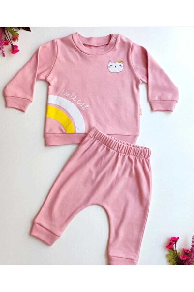 Mejoy MONTHY GIRL'S SET CAT PATTERNED