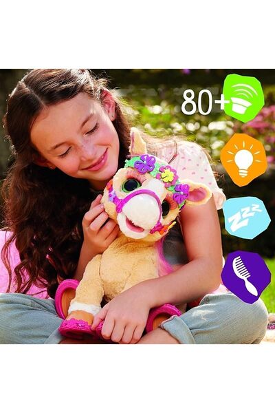 FurReal Cinnamon My Stylin Pony Toy 35cm Electronic Pet 80 Sounds 26 Accessories Sevimli At
