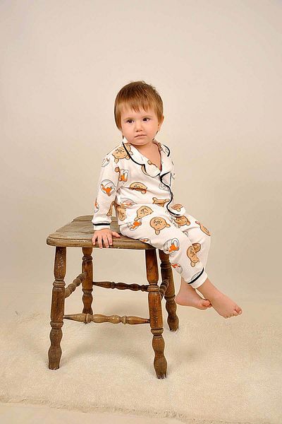 Peki Cotton Honey Teddy Bear Baby Pajama Set - Add 5 Pay 4, Gift Top and Bottom Laundry 14893