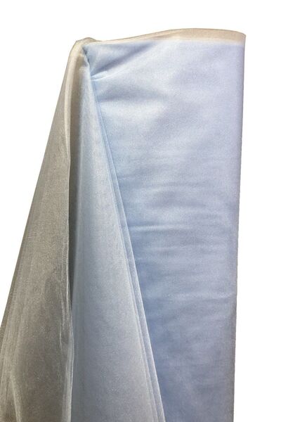 sevgi süsleme Mavi Kristal Tül – 1 Metre Boy, 3 Metre En