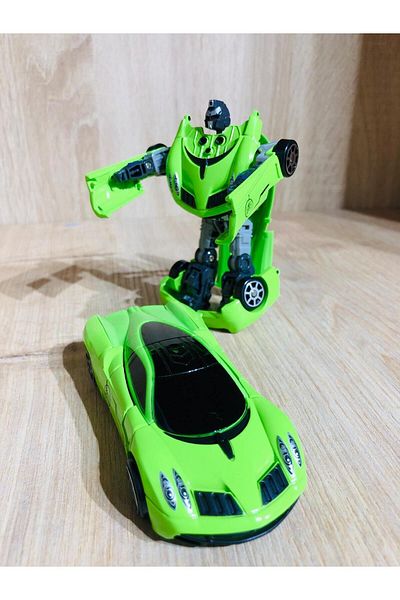 Marsel oyuncak 12 cm Green Convertible Metal Vehicle