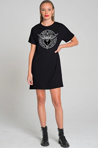 ROCKANDROLL Φτερωτό στιλέτο Μαύρο κοντομάνικο χτενισμένο βαμβακερό μπλουζάκι ...