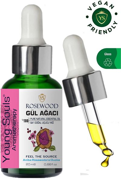 YOUNG SOULS Aromatherapy Rosewood Essential Oil Rosewood Essential Oil 20 ml