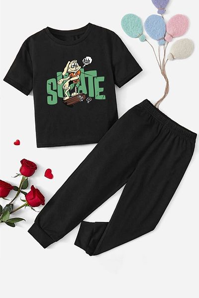 uyguntarz Summer Kids All Day Bottom - Top Σετ φόρμας