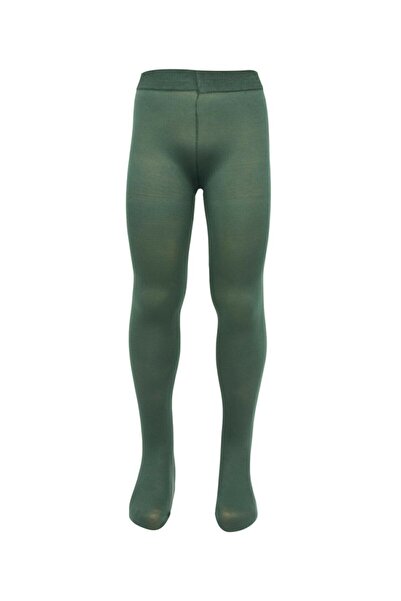 Penti Girl's Dark Green Micro 40 Pantyhose