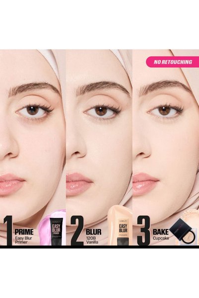 Huda Beauty كريم أساس إيزي بلور الطبيعي مع النياسيناميد