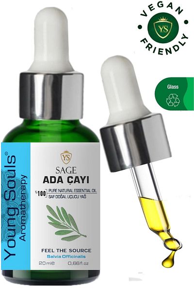 YOUNG SOULS Aromatherapy Sage Essential Oil Sage Essential Oil 20 ml