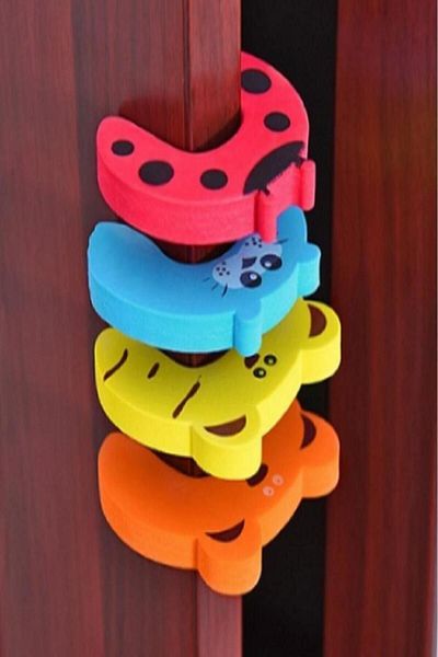 CMT Baby Child Protective Door Stopper Set of 4