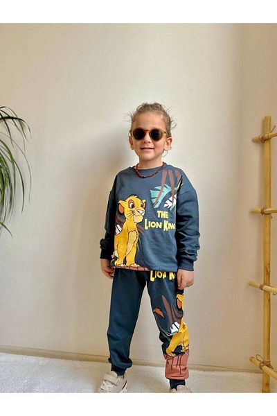 CANDA طقم سويت شيرت رياضي من Lion King Simba