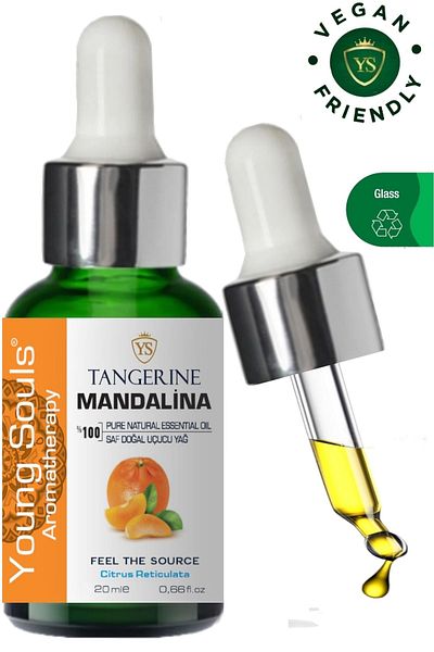 YOUNG SOULS Aromatherapy Tangerine Essential Oil Tangerine Essential Oil 20 ml