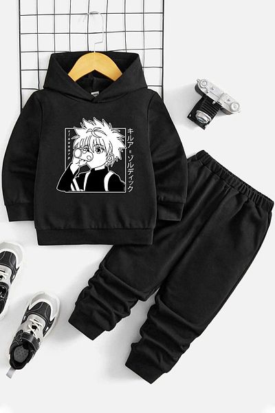uyguntarz Σετ παιδικές φόρμες Killua Zoldyck