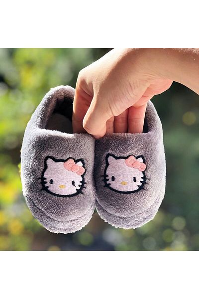 Pandalina Hello Kitty Girls' παντόφλες αντιολισθητική σόλα νηπιαγωγείου νηπιαγωγείου για το σπίτι