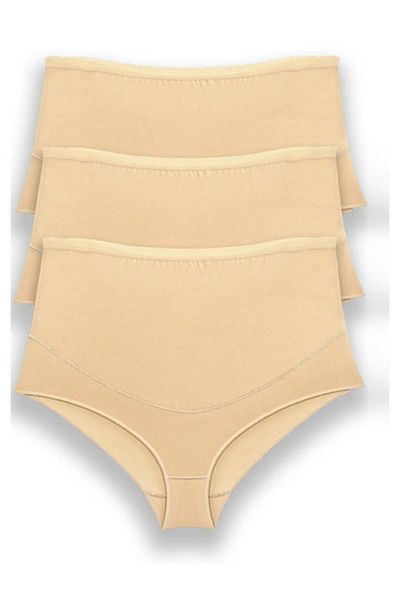 Bluence Women's 3-Pack Cotton Comfortable Growing Mother Pregnant Panties
