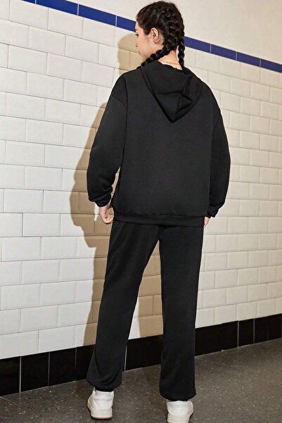 uyguntarz Kinder-Trainingsanzug-Set mit Schmetterlingsdruck