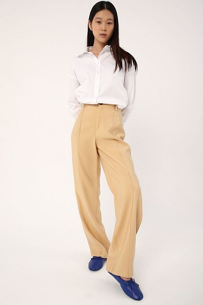 ALLDAY Pantaloni Yellow Grass cu ajustare confortabilă