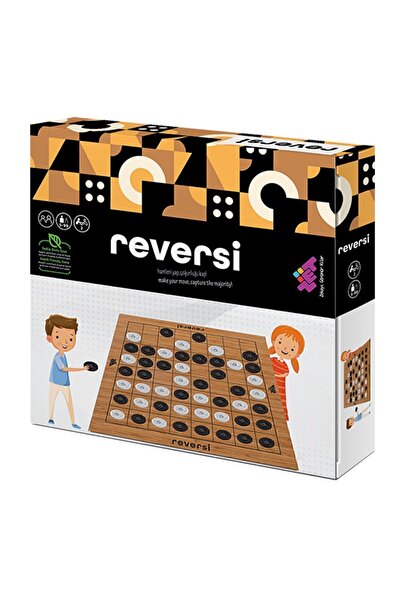 Zetzeka Age 5+ REVERSİ Wooden Intelligence and Mind Game - 2 Players