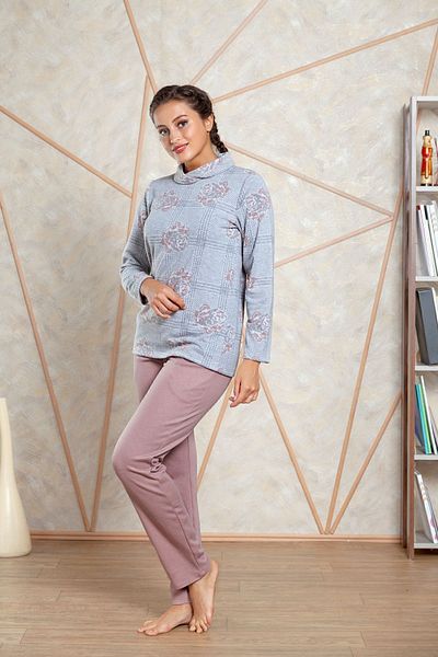 CAROLINE WINTER PYJAMAS SET WITH GRAPE