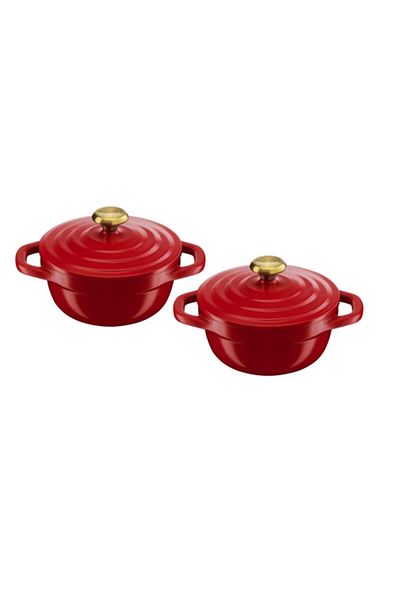TEFAL Air Ceramic Cast Mini Pot Set Double 11 Cm