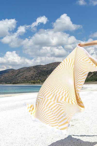 İrya Juniper 100% Cotton Peshtemal Yellow 90x170