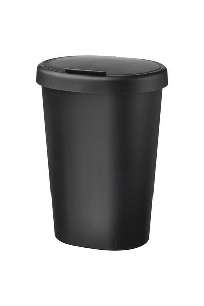 IKEA Hölass Πλαστικός Κάδος Απορριμμάτων - Μαύρος - 8 Lt