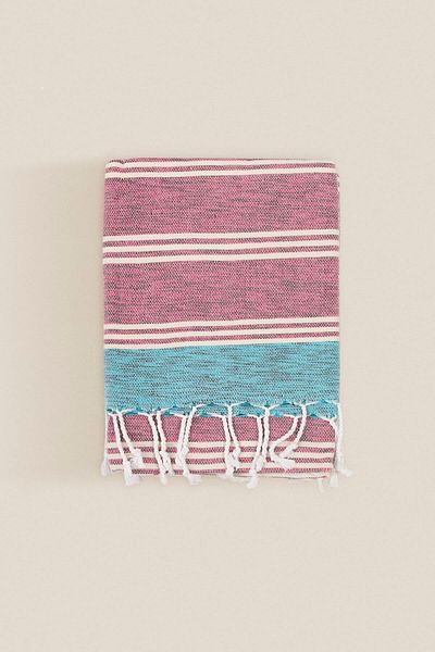 İrya Violet 100% Cotton Peshtemal Pink 90x170