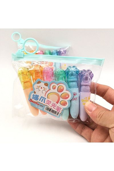 UNICUS 6 Color Glitter Highlighter