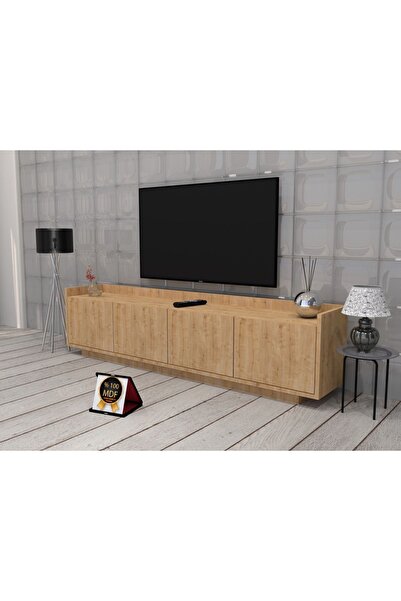 KONAK EV EŞYALARI Molto 2 TV Ünitesi,%100 MDF,Kolay Kurulum ,TV Sehpa,TV Dolabı