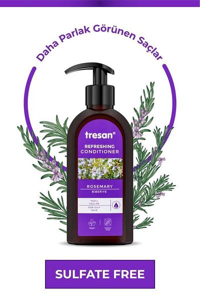 Tresan 300 ml Refreshing Rosemary Sulfate-Free Care Conditioner