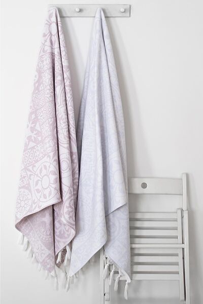 İrya Odeon 100% Cotton Bath Towel Lilac 90x170