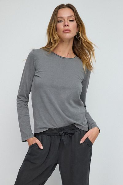 No Matter What Long Sleeve Basic Tee