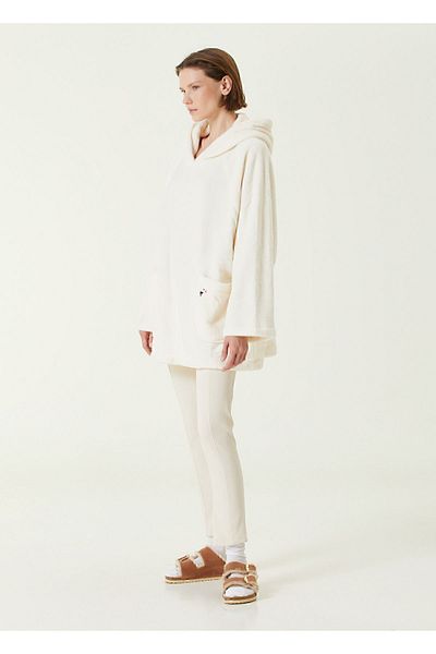 İrya Es Parla Bloom Poncho Ecru Oversize