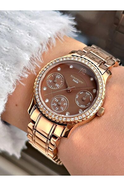 Fontenay Rose Renk Fonksiyonlar Aktif Çelik Kadın Kol Saati Fn-4016.2rkr