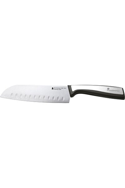 MasterPro Paslanmaz Çelik Mini Santoku Bıçağı | Şef Bıçağı 12 Cm | Sharp Seri...