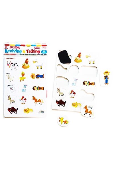 Buzka Toys Jagu Mini Buzdolabı Magnet Çiftlik Uygulama Ile Video Destekli Man...