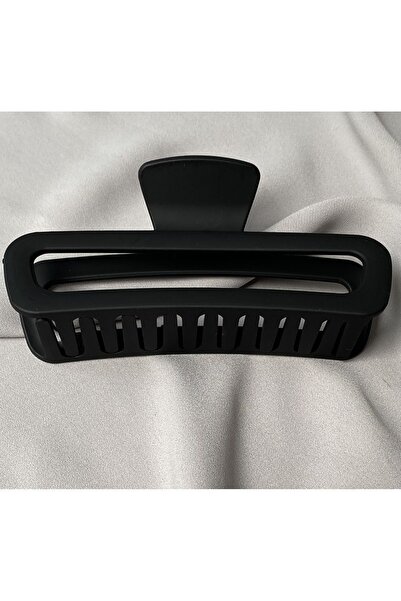 TwinsSis Store Ορθογώνια μαύρη ματ πόρπη μεγάλου μεγέθους