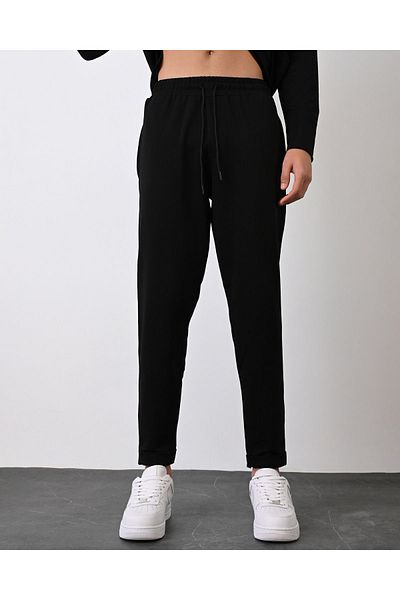 İLKCET MODA Ανδρικό άνετο παντελόνι Lycra Regular