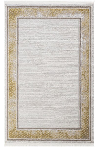 Cool Halı Nora 6210 Hardal Salon Halısı Kesme Halı Yolluk Koridor Halısı Maki...