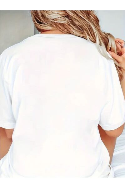 WOODROFFE Γυναικείο μπλουζάκι με θέμα το Halloween Halloween Crew Neck Oversize Casual Boyfirend Μαύρο T-shirt