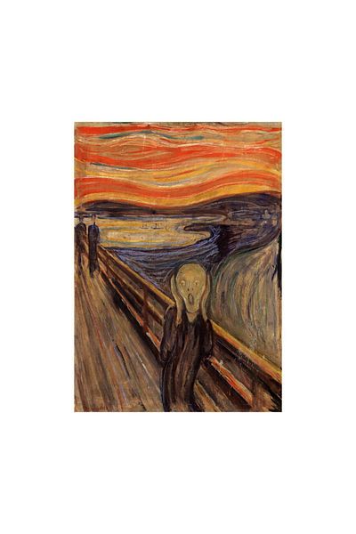 Blue Focus 1000 Piece Puzzle - the Scream (Damson)