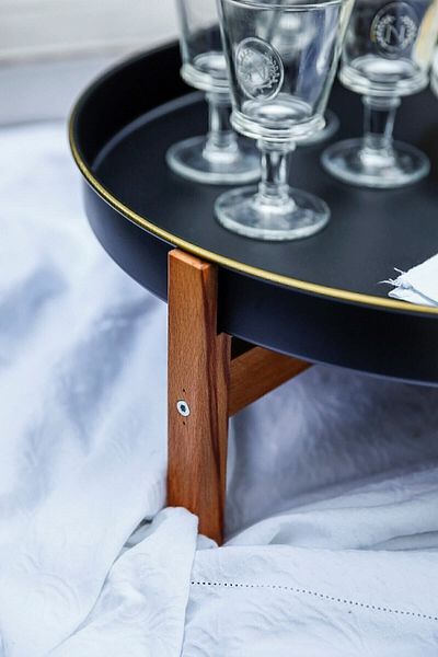 Arma House Solid Wood Multi-Purpose Short Tray Leg 21x52
