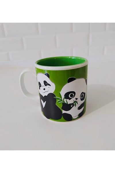 Keramika 10 Cm Double Color Mug Green