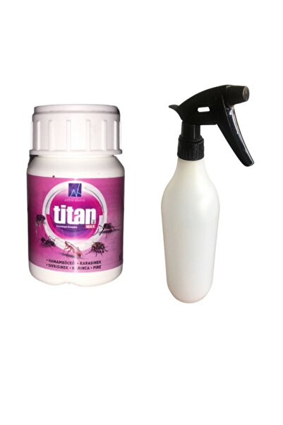 Titan Tüm Böcekler Için 50ml Haşere Ilacı / 1000ml Fısfıs Püskürtücü / Eldiven H