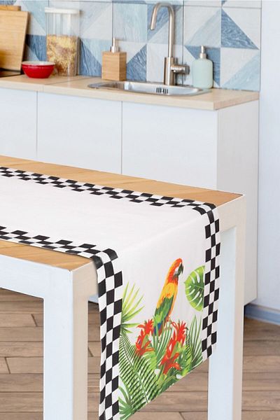 GULHANILE Τροπικό σχέδιο Satin Runner