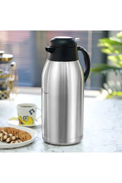 Penguen 2.5 Lt Premium Steel Tea Thermos - Inox