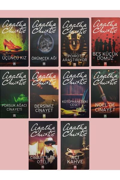 Altın Kitaplar AGATHA CHRISTIE KİTAPLARI ÖZEL MİDİ BOY 10 ADET TOPLAM