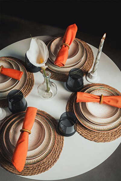 Soley |perge | 24 Parça 6 Kişilik Yemek Takımı