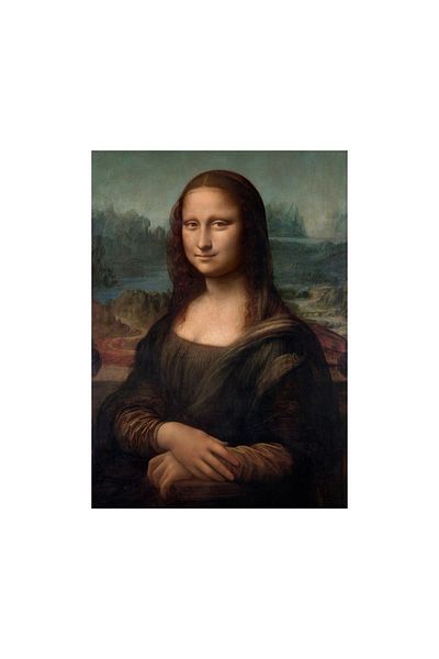 Blue Focus 1000 Piece Puzzle - Mona Lisa