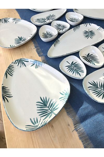 GULHANILE Tropical Breakfast Set 15 Pieces for 6 Persons