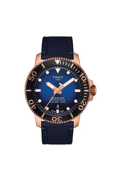 TISSOT Seastar 1000 Powermatic 80 Men's Wristwatch - T120.407.37.041.00