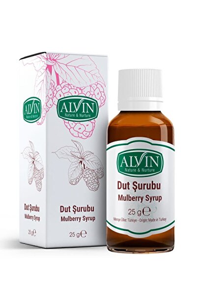 Alvin Dut Şurubu, Karadut Şurubu, %100 Saf Ve Doğal, 25 gr